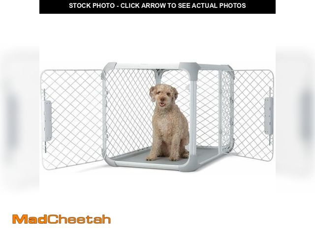 Lot 74-12821932 - DIGGS Evolv Dog Crate - Slim, Durable Dog Kennel with Removable Ceiling Panel and Modular Design - S...