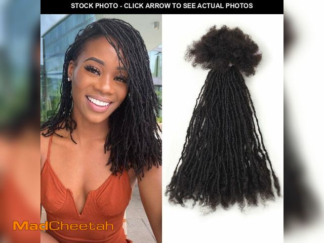 Lot 74-14213505 - Siphis Sisterlocks Locs Extesnions Human Hair 0.2cm Thickness Micro Locs Curly Tips, Full Handmade I...