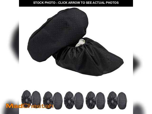 Lot 74-12979618 - Waterproof Anti slip Washable Reusable Boots Cover Indoor Shoe covers (Extra Large, Black) - UNUSED
