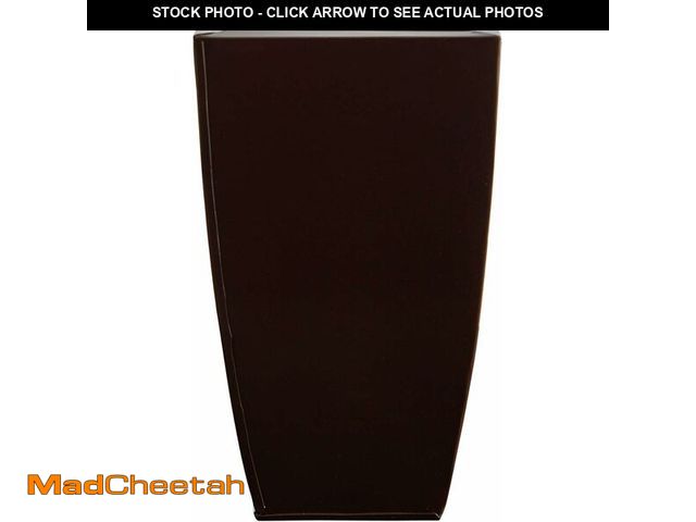 Lot 74-12633245 - Nearly Natural 13in. Tapered Square Metal Planter - UNUSED