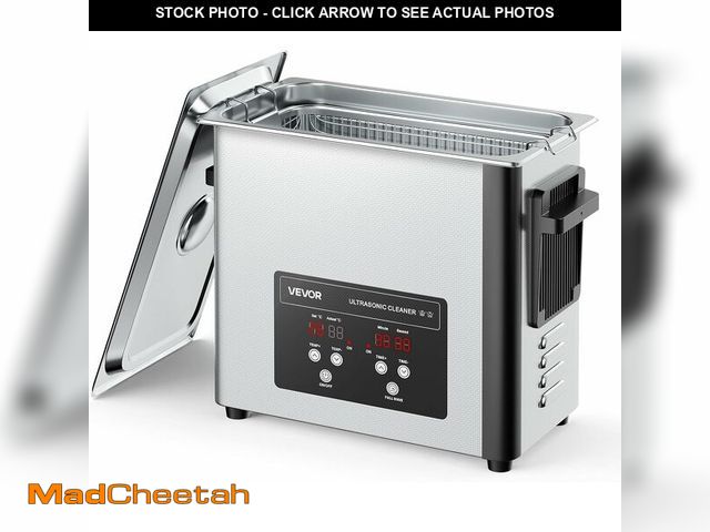 Lot 74-14305954 - VEVOR 6L Ultrasonic Cleaner, Professional Ultrasonic Cleaner Machine with Cleaning Basket &amp; Digi...