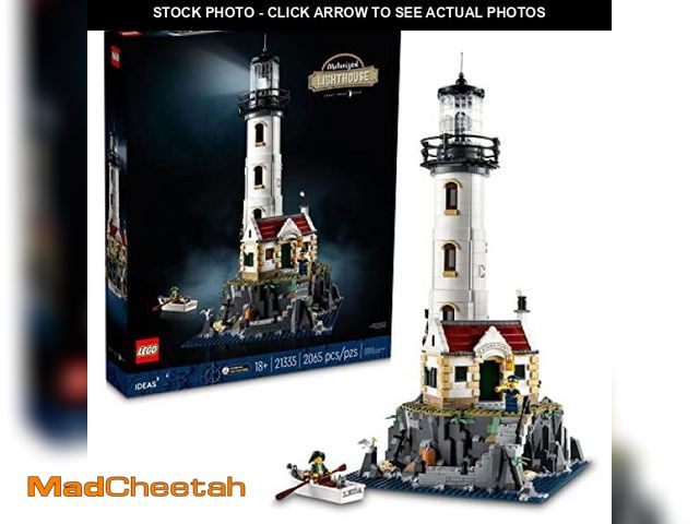 Lot 74-12103382 - LEGO Ideas Motorized Lighthouse 21335 Adult Model Building Kit, Complete with Rotating Lights, Quain...
