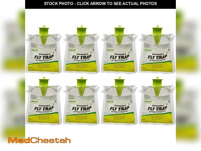 Lot 74-14599831 - RESCUE! Outdoor Disposable Fly Trap Ã¢â¬â Hanging Fly Catcher with Attractant Bait, Fly Bag for P...
