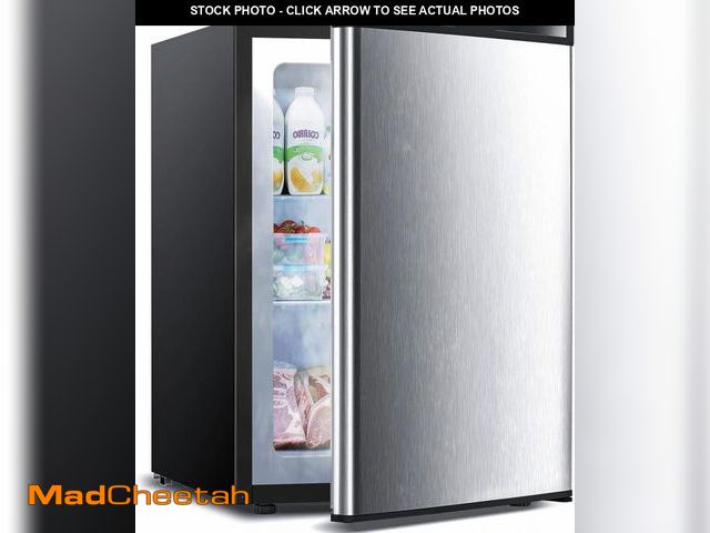 Lot 74-12539191 - Electactic 3.0 Cu.ft Upright Freezer, Small Mini Freezer with Adjustable Thermostat, Removable Shelv...