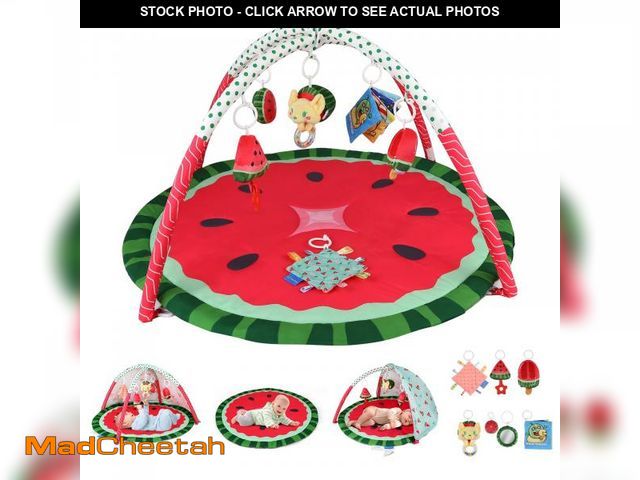 Lot 74-12437071 - Heypappy Tummy Time Mat, 9-in-1 Watermelon Baby Play Gym Mat, Oversize Baby Play Activity Mats with ...