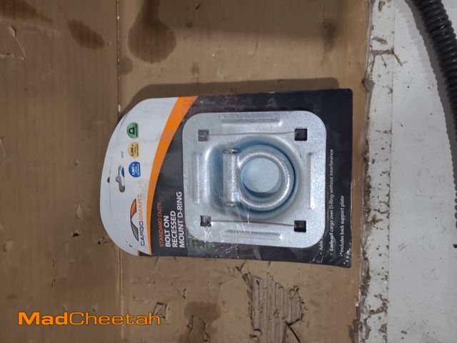 Lot 74-14609739 - CargoSmart Bolt-On Recessed Mount D-Ring, 3/8in. Dia. 2 pack - UNUSED