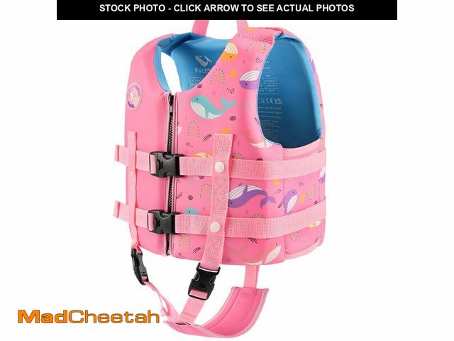 Lot 74-14338504 - Pottwal Swim Vest for Kids - Swim Jacket for 1-3 Years (17.5-39.5LBS) - Puddle Jumper with Adjustabl...