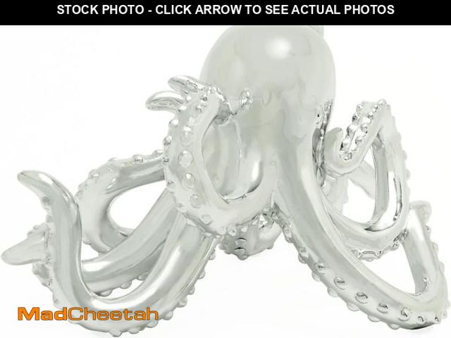 Lot 74-12399652 - Deco 79 Polystone Octopus Decorative Sculpture Home Decor Statue with Long Tentacles and Suctions De...
