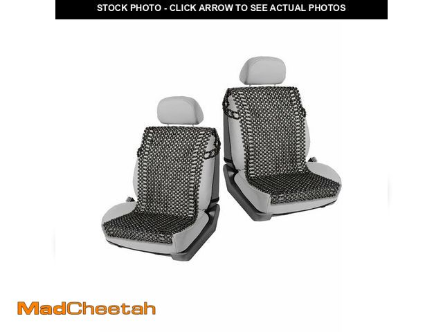 Lot 74-12608757 - VaygWay Beaded Seat Cushion 2 Pk Car Driver Seat Cover with Durable &amp; Double Strung Natural Wood...