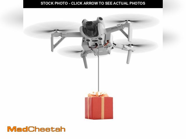 Lot 74-12699014 - BRDRC Mini 4 Pro Payload Airdrop System,Transport Release with Landing Gear Wedding Ring Thrower Fis...