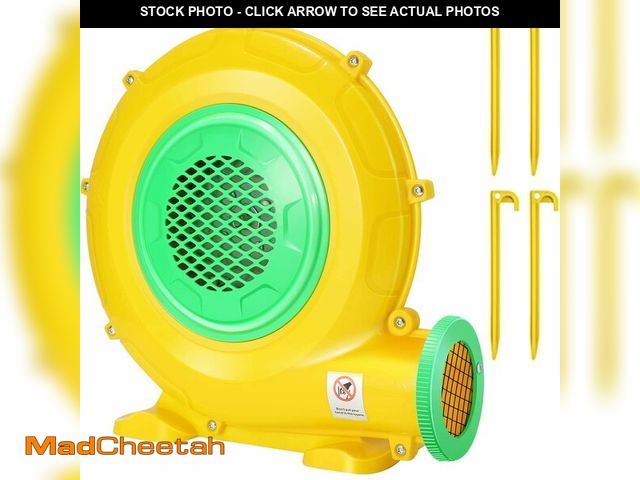 Lot 74-13709291 - Bounce House Blower, 750W/1HP Commercial Air Blower with Double-Sided Fan Blade Design, Strong Wind ...