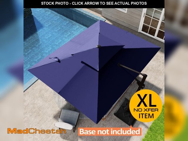 Lot 74-12558701 - (MISSING HARWARE) Pellebant Double Top 11 ft. x 9 ft. Rectangular Aluminum Heavy-Duty 360ÃâÃÂ° R...