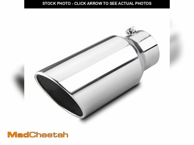 Lot 74-12438485 - LCGP 5" inlet Universal Diesel Truck Exhaust Tip,Stainless Steel, 7" outlet,Polished, Bolt-On - USED