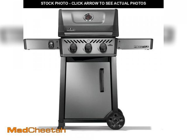 Lot 74-12251535 - NAPOLEON Freestyle 365 3-Burner Propane Gas Grill in Graphite Grey - UNUSED