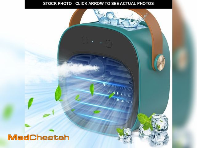 Lot 74-14212558 - Portable Air Conditioner -5200mAh Rechargeable Mini Air Conditioner with 3 Speed Settings, 5-10 Hour...