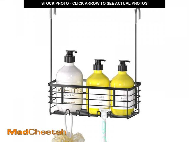 Lot 74-12434998 - DELLAN Hanging Shower Rack, Shower Organizer Hanging for Bathroom, Shower Rack with Hooks Over the D...