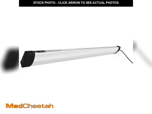 Lot 74-14113412 - Feit Electric 4 ft. 120-Watt 5000K Daylight 12000 Lumens White Integrated LED Linkable Hanging Shop ...