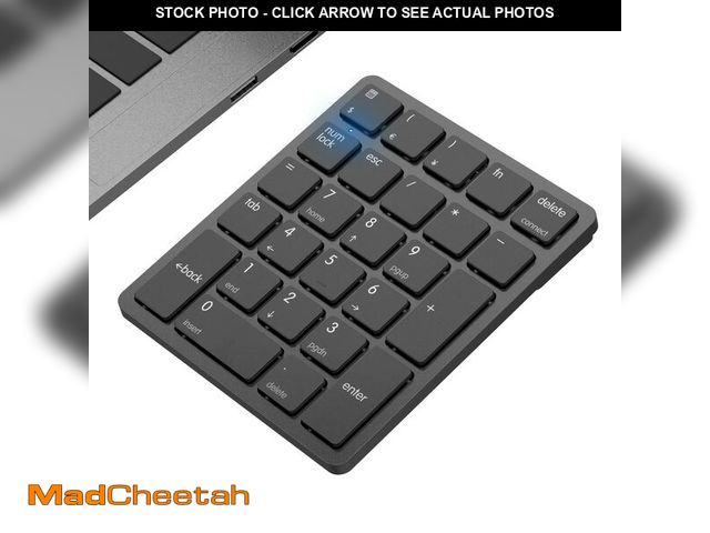 Lot 74-14209432 - havit Bluetooth Number Pad Wireless Numeric Keypad Numpad 26 Keys Portable Mini Financial Accounting...