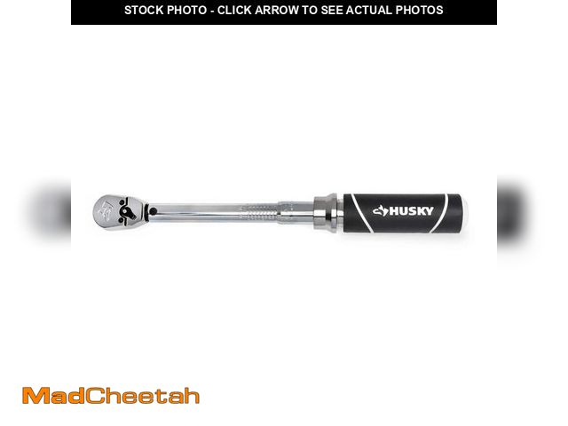Lot 74-14558966 - Husky 40 in./lbs. to 200 in./lbs. 1/4 in. Drive Torque Wrench - UNUSED
