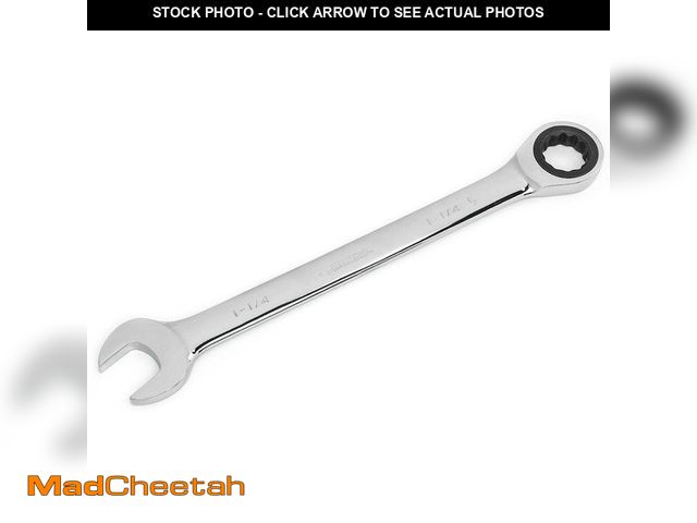 Lot 74-14084071 - Husky 1-1/4 in. 12-Point Ratcheting Combination Wrench - UNUSED