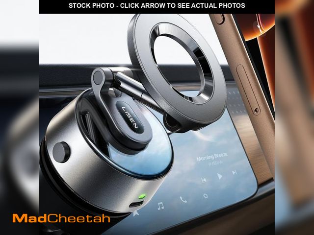Lot 74-12309461 - LISEN for MagSafe Suction Car Phone Holder Mount, Electric Vacuum Magnetic Phone Holder Stand, 360Ã...