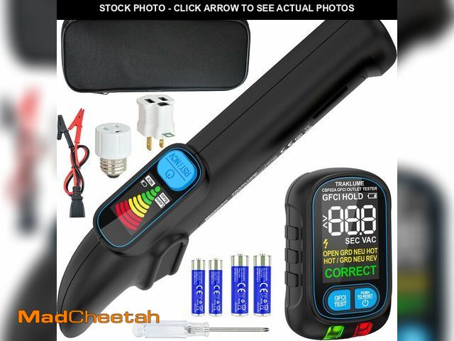 Lot 74-14474317 - Circuit Breaker Finder Kit with NCV Breaker Finder Tool, GFCI Outlet Tester - UNUSED