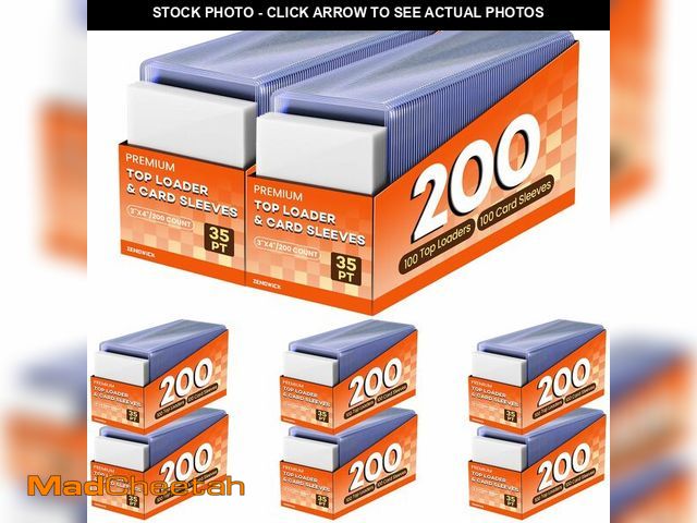 Lot 74-13539076 - 1600 Card Sleeves Top Loaders for Cards, 3" x 4" Hard Plastic Toploaders, Baseball Card Protectors, ...