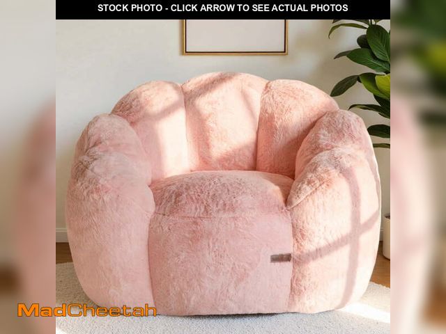 Lot 74-14288313 - GOODONE Adult Bean Bag Chair,Flower Shaped Bean Bag Sofa,Super Soft Plush Reading Chair,High Elastic...