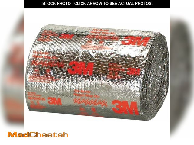 Lot 74-14348472 - 3M Fire Barrier Plenum Wrap 5A+, Inorganic Fiber Blanket With Encapsulated Scrim-Reinforced Foil, 1/...