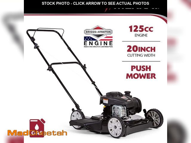 Lot 74-12804554 - *DIRTY/SCRATCHED* Murray 20 in. 125 cc Briggs &amp; Stratton Walk Behind Gas Push Lawn Mower with 4 ...