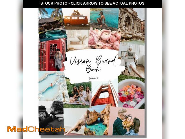 Lot 74-13571231 - Lamare Vision Board Book - 1000+ Aesthetic Vision Board Images &amp; Motivational Quotes, Vision Boa...