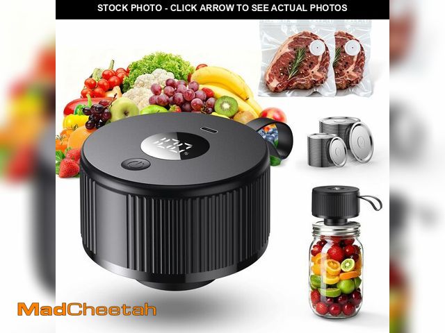 Lot 74-12706910 - Upgraded 3-in-1 Electric Mason Jar Vacuum Sealer Kit for Mason Jars, Food Savers &amp; Containers | ...