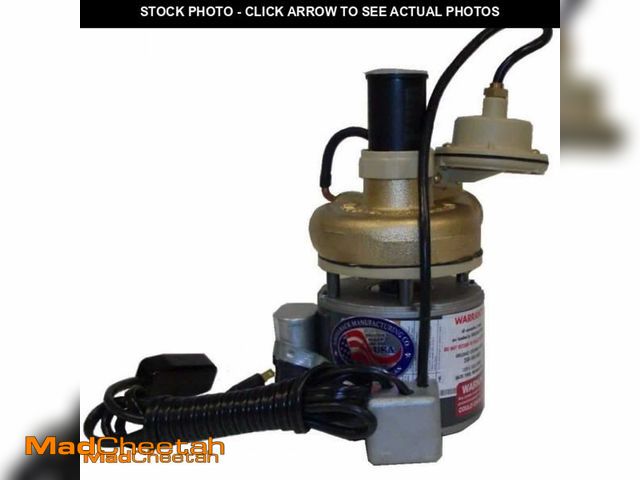 Lot 74-11372165 - Shellback 1/8 HP Laundry Tray Effluent Septic Pump 3-12-19 - UNUSED