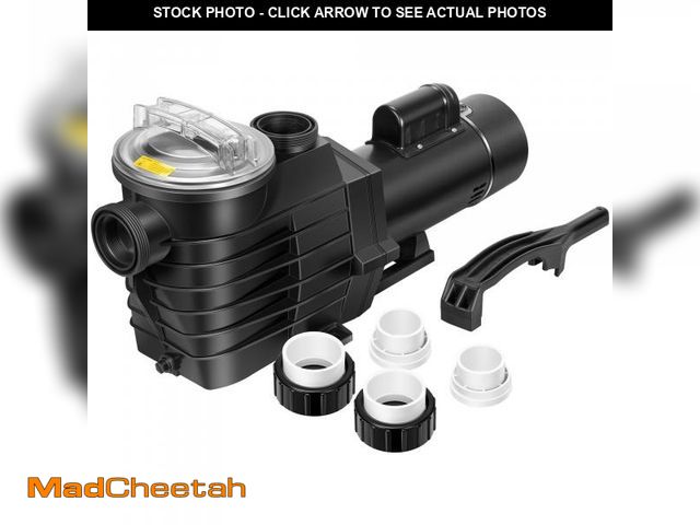 Lot 74-12132422 - VIVOHOME 2.5HP 230V Pool Pump, Dual Speed with High Lift 79FT, Self-Priming DOE Energy Saving, 1.5" ...