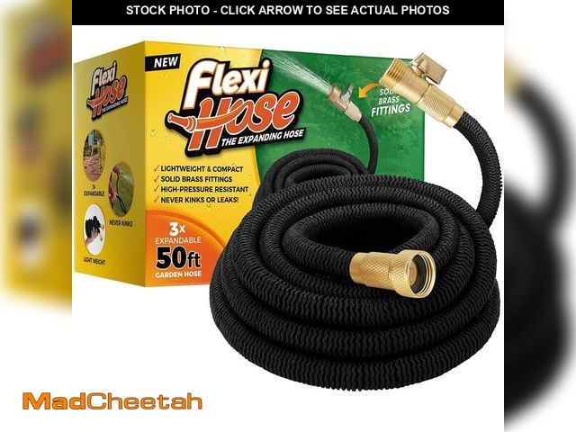 Lot 74-14426173 - Flexi Hose Lightweight Expandable Garden Hose, 50FT - Retractable Garden Hose, Water Hose - No-Kink ...