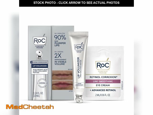 Lot 74-12716630 - RoC Derm Correxion Lip Volumizer - Lip Plumper Peptide Treatment with Hyaluronic Acid &amp; Vitamin ...