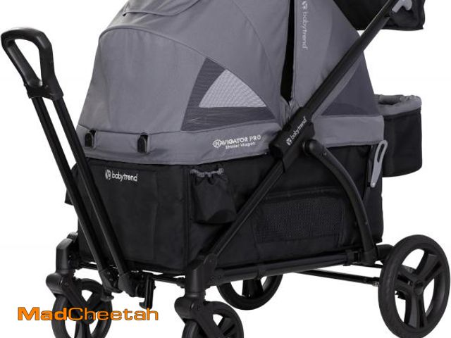 Lot 74-12288209 - Baby Trend Navigator PRO 2-in-1 Stroller Wagon, Dash Black - UNUSED