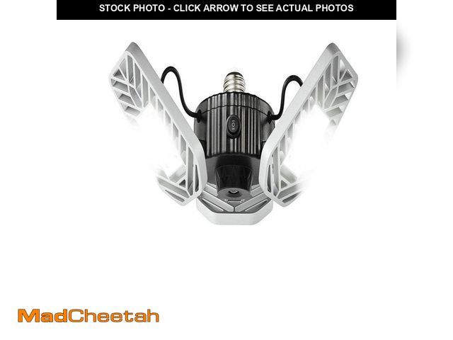 Lot 74-12681594 - BEYOND BRIGHT 3500 Lumens 11.5 in. Single Pole Occupancy LED Flush Mount Garage Light - UNUSED