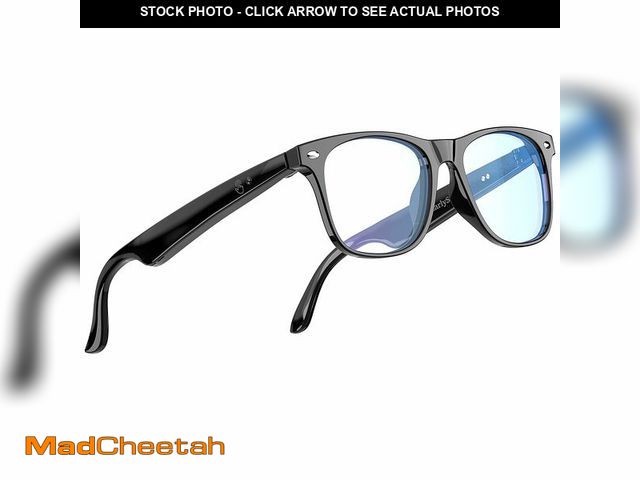 Lot 74-12697889 - AI Smart Glasses, Bluetooth Glasses with 164 Translation, Anti-Blue Light Glasses for Men Women, 7 D...