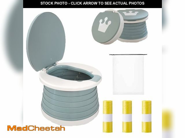 Lot 74-14214482 - Travel Potty for Toddler, Portable and Foldable Toilet, Apply to Seat Emergency Toilet for Car, Camp...