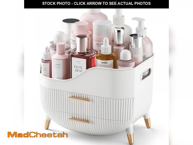 Lot 74-11554928 - Pajiriona Makeup Organizer with Drawers,Skincare Organizer for Vanity,Storage Box with Handle,Large ...