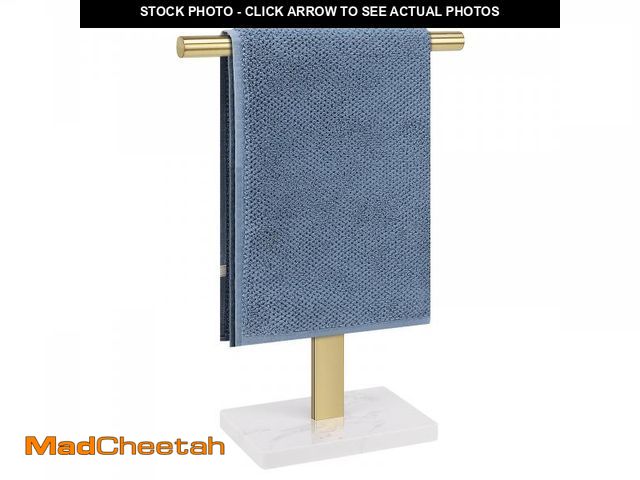 Lot 74-12111838 - BathAce Hand Towel Holder, T-Shape Hand Towel Stand for Bathroom, Hand Towel Rack Bar Standing for V...
