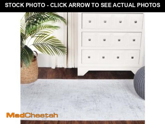 Lot 74-12156539 - Acer Charcoal 5 Ft. X 7 Ft. Transitional Abstract Polyester Area Rug - USED