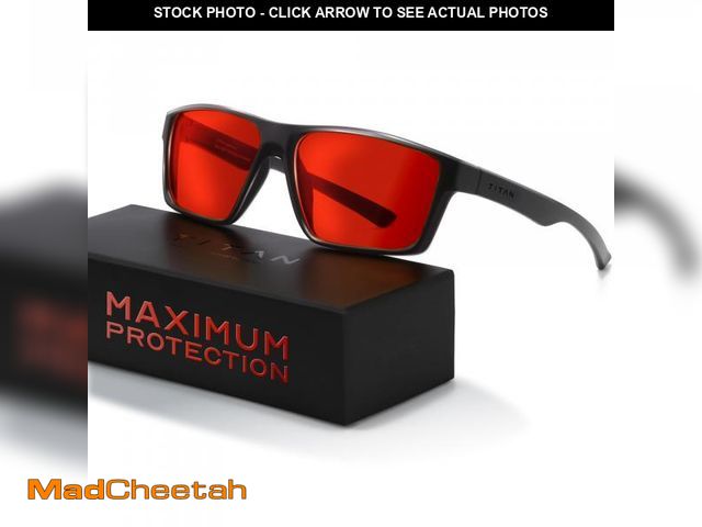 Lot 74-12443269 - Titan Gaming Glasses, Anti Blue Light Glasses Men, UV400 Protection Blue Light Blocking Glasses for ...