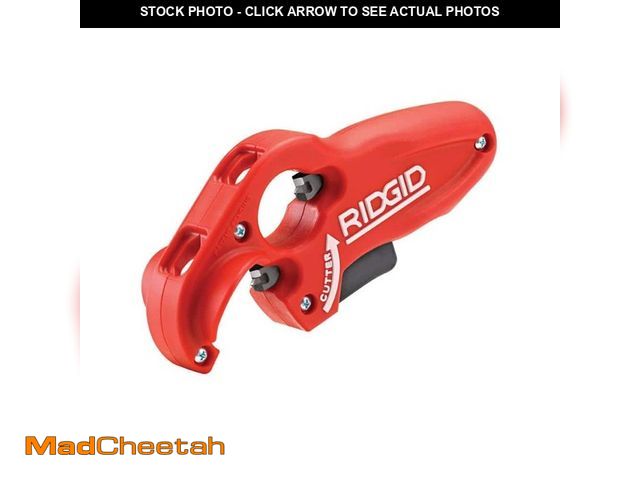 Lot 74-12784113 - RIDGID 1-1/4 in. AND 1-1/2 in. PTEC 3000 Versatile Thin Wall PE, PP, PVC Plastic Tubing Cutter - Cut...