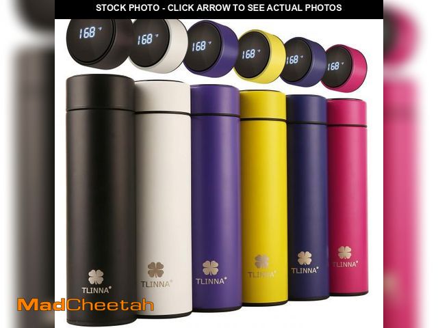 Lot 74-12179856 - Insulated bottle,Coffee bottle,Tea Infuser Bottle,Smart Sports Water Bottle with LED Temperature Dis...