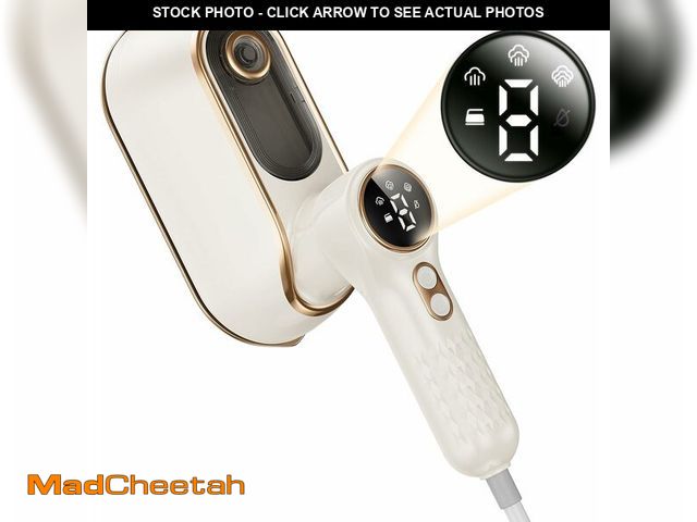 Lot 74-12633295 - Portable Travel Steamer, 1200W Handheld Fabric Steamer for Clothes, 4 Modes with LCD Display, Powerf...