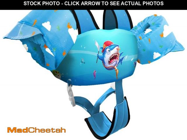 Lot 74-12301611 - Chriffer Kids Swim Vest Life Jacket for 30-55 Pounds Boys and Girls, Toddler Floaties with Shoulder ...