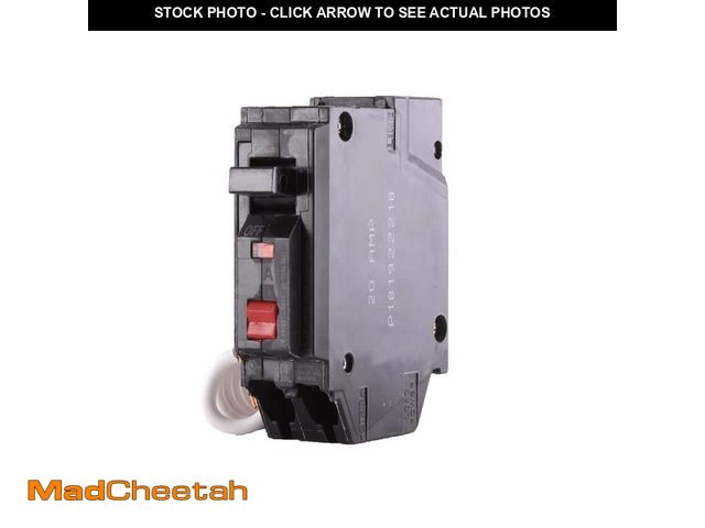 Lot 74-12745715 - GE 20 Amp 1-Pole Ground Fault Breaker with Self-Test - UNUSED