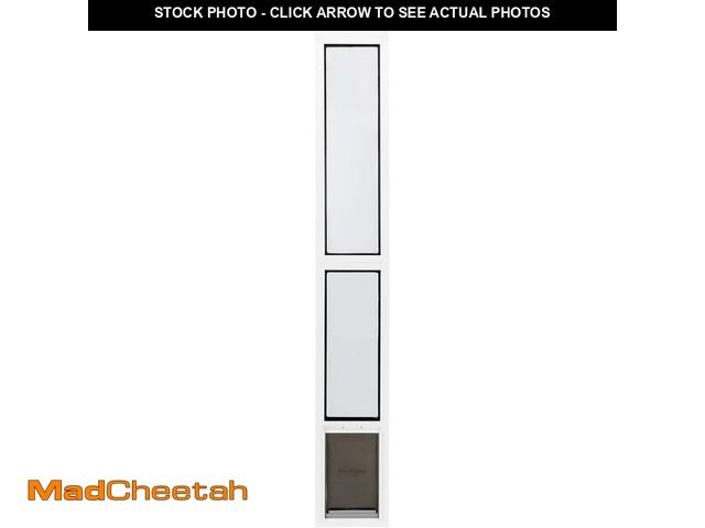 Lot 74-13011384 - PetSafe Extreme Weather Sliding Glass Pet Door - Energy Efficient Entry for Dogs &amp; Cats - Triple...